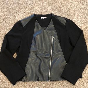 Calvin Klein Black Moto Jacket - Women’s Size XL
